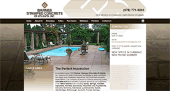 Desktop Screenshot of barnesstampedconcrete.com